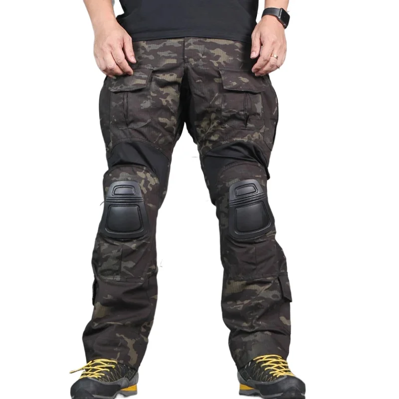 WOLF ENEMY G3 Outdoor Pants with Knee Pads Training Tactical Trousers MultiCam Black CP Blue Gen3 Hunting Hiking Camouflage