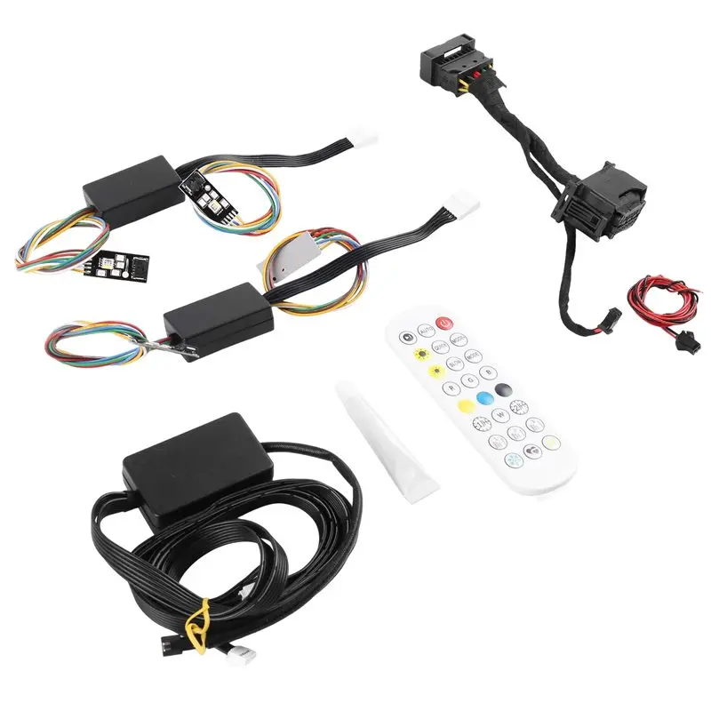 【파티 데이】BMW F32 F33 F36 4 시리즈 F82 Pre LCI 2013-2016 RGB 멀티컬러 LED 보드 DRL 모듈 주간 주행등용 RGBW