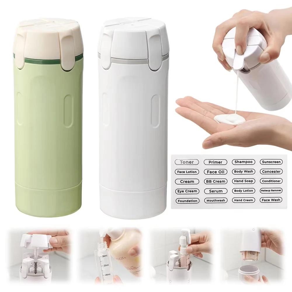 Versatile Travel Refillable Bottles for Toiletries and Cosmetics