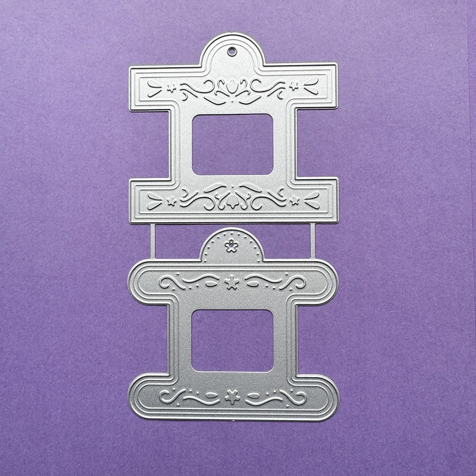 

Two irregular shapes Scrapbooking Cutting Dies Yiwu stock clearance DIY Paper gift Card Making metal craft Album