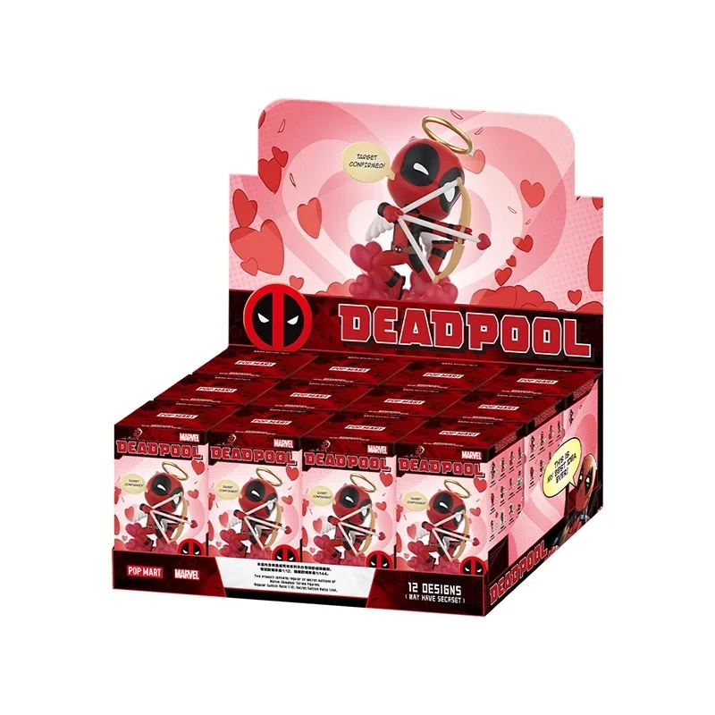 POP MART Marvel Deadpool Series Blind Box X-Men Anime Figure Deadpool Action Figures Mystery Box Decoration Christmas Gift