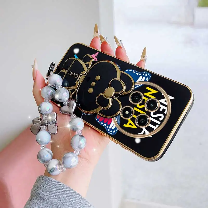 Dancing Butterfly Phone Case Set with Lanyard and Stand