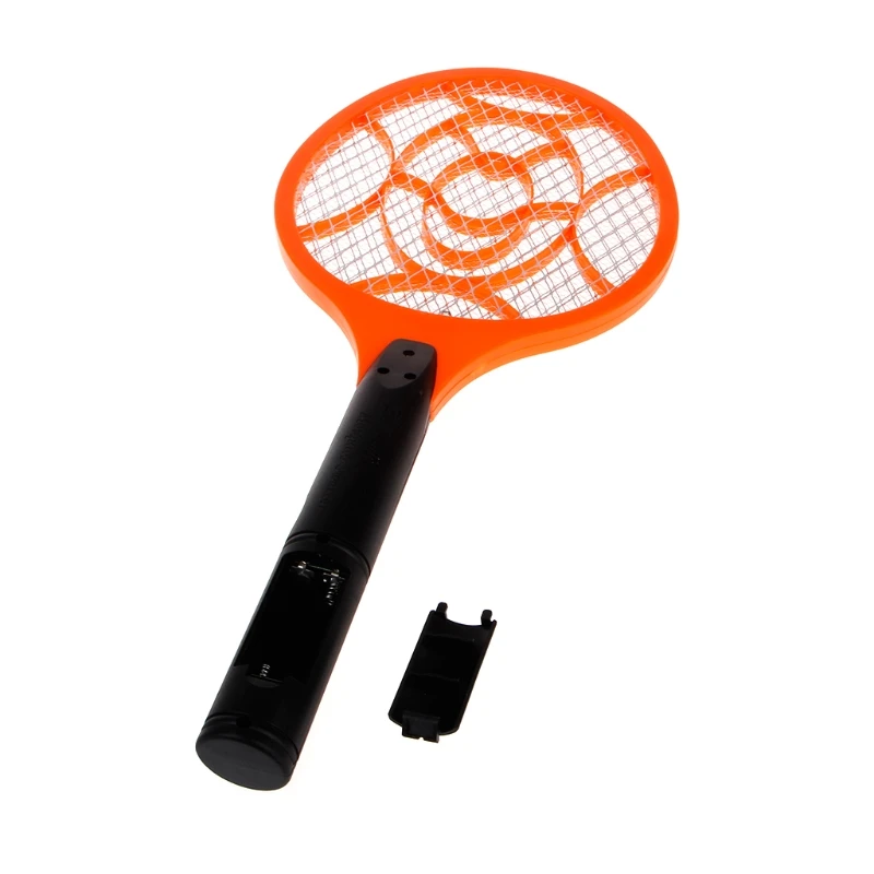 

3 Layers Net Dry Cell Hand Racket Electric Swatter Home Zapper Mosquito Killer T21C