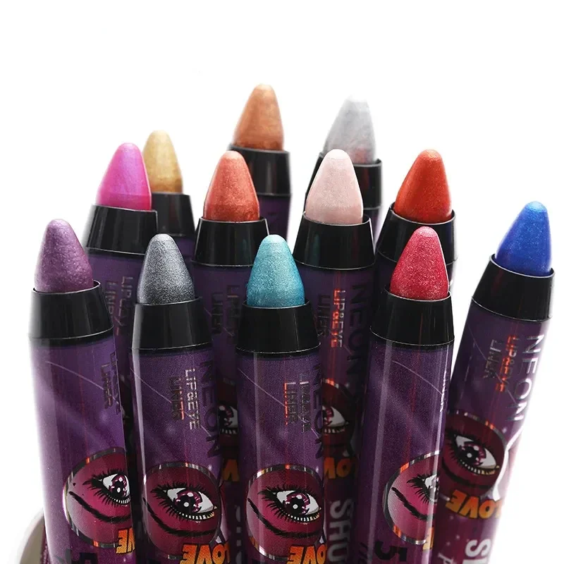 Eye Shadow Stick 2 In 1 Eyeshadow Lipstick Stick Pencil Waterproof Glitter Matte Eye Shadow Makeup Pigment Eyeshadow Pen eye shadow eyeshadow stick eye shadow stick