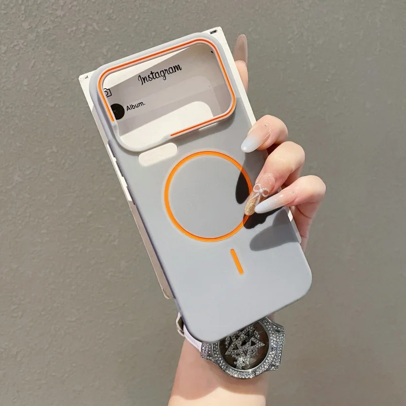 Matte Liquid TPU Silicone Magnetic Case with Wireless Charging Compatibility