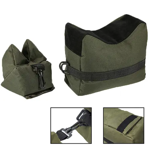 Tactical Gun Rest Bag Support Stand Outdoor Shooting Sandbag Unfilled Front Rear Gun Bag Airsoft Hunting Accessories