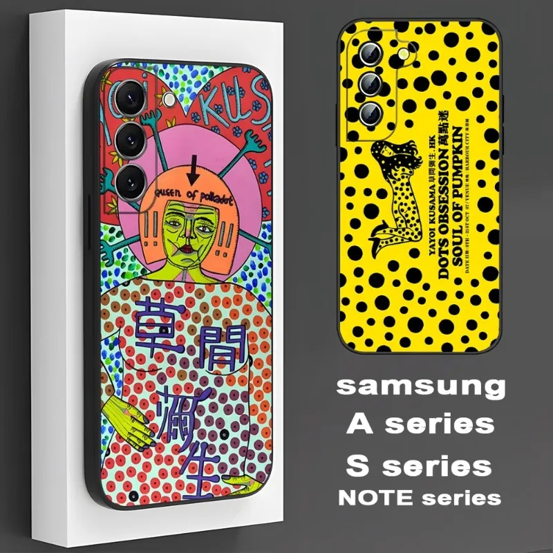 Pumpkin Yayoi Kusama Phone Case 2023 Nuovo Per Samsung S23 Ultra S9 Plus S10 S20 S21 Fe S30 S22 Pro S30 Note10 Note20 Shell Cover