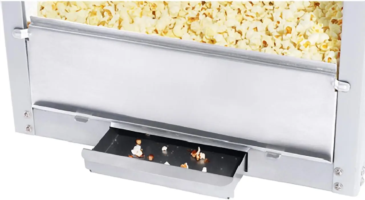 8-ounce Stainless Steel Kettle Pan Popcorn Bucket Plastic Professional Electric Popcorn Machine Home 3 Gallons a Heated Deck