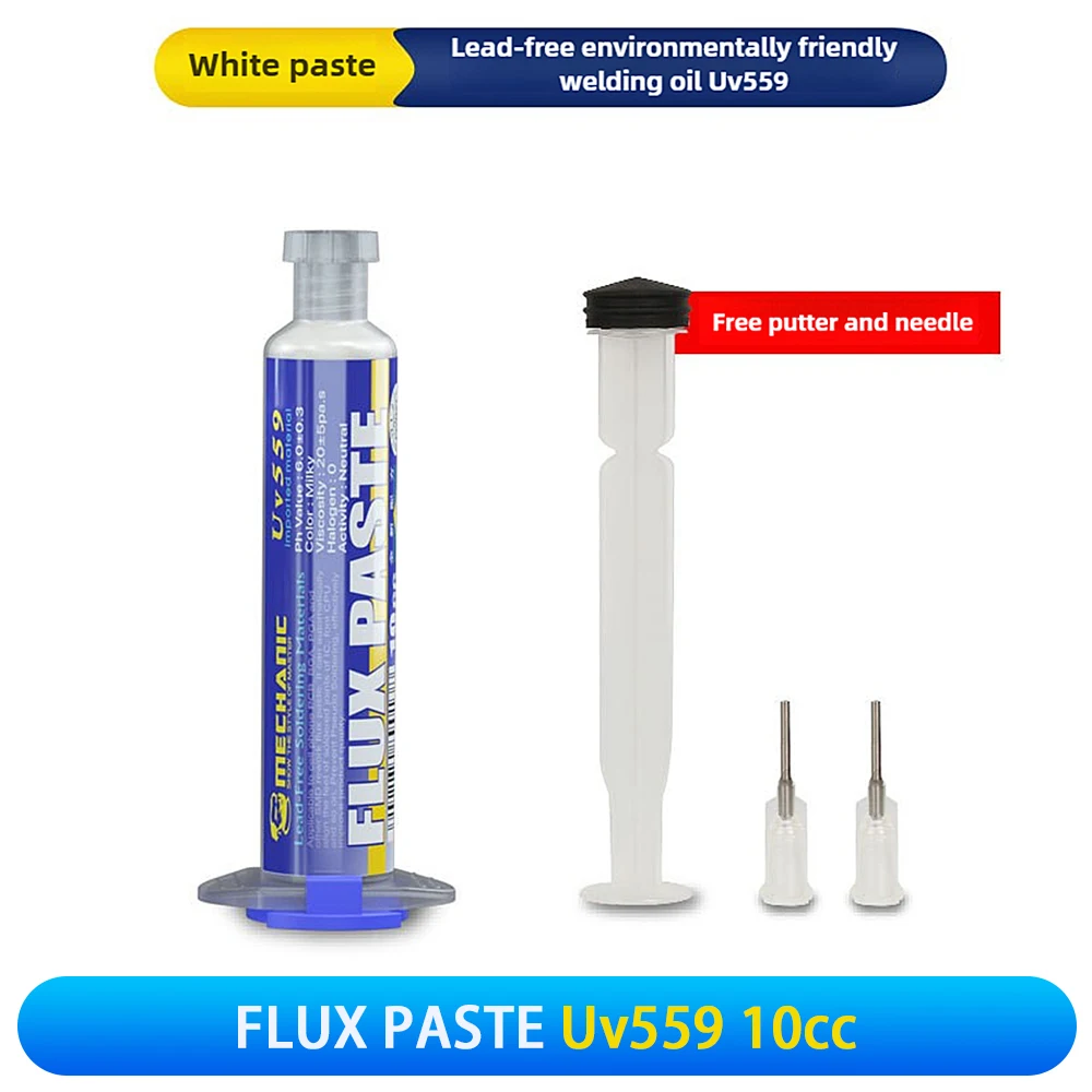 MECHANIC UV223/UV559 Lead-Free Solder Paste Flux NO-Clean Soldering Grease for B
