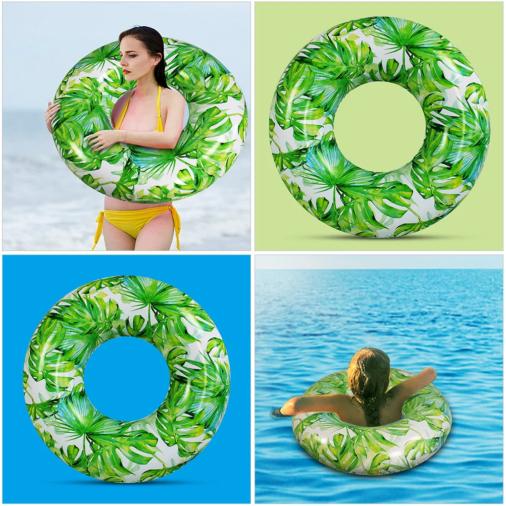 

1 шт., летний плавательный круг Monstera, бассейн, речная пляж, PVC надувной спасательный круг