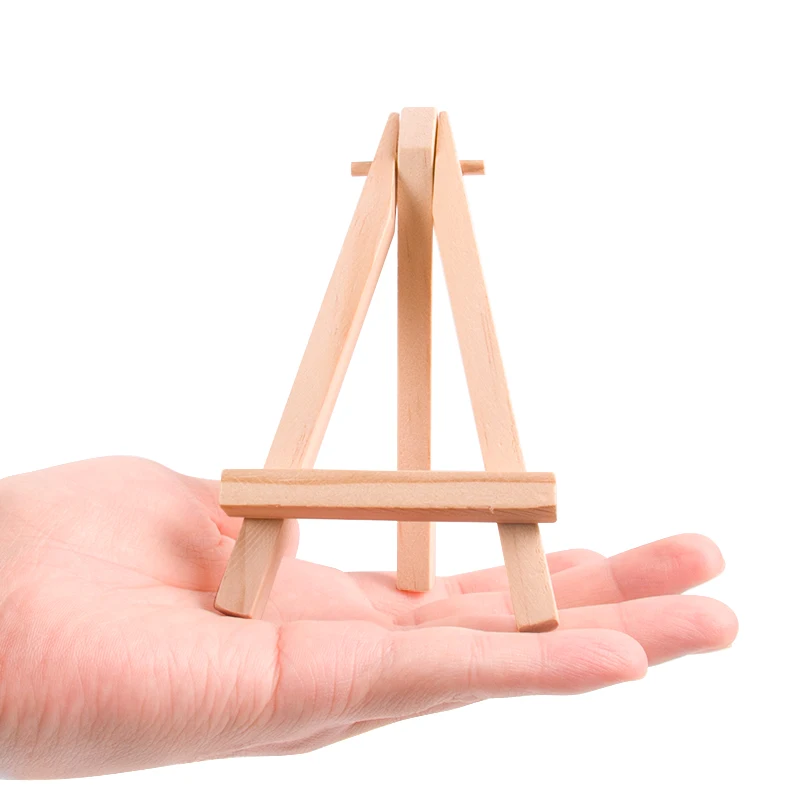 10 Mini Cavalletti In Legno Per Foto E Decorazioni - Pieghevoli, Per Matrimoni, Compleanni E Eventi - Foto 8