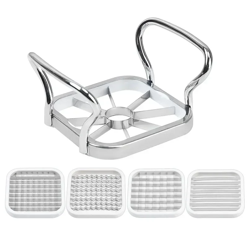 Multifunctional Creative 5 In 1 Vegetable Fruit Food Cutter Cubes Apple Potato Grater French Fry Slicer Kitchen Accessories vegetable cutter fruit cutter
