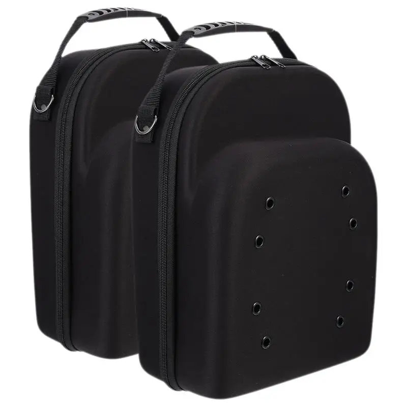 

2pc Baseball Man Hats For Men Baseball Caps Protective Box Backpack Suitcase Travel Hat Baseball Caps Carrier Box Display