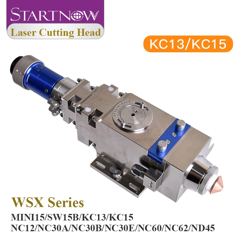 WSX QBH 섬유 레이저 커팅 헤드, 수동 및 자동 포커싱, 금속 절단기용 MINI15 SW15B KC13 NC30B NC60 ND45, 0-6KW