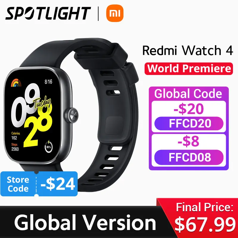 [World Premiere] Global Version Redmi Watch 4 Ultra Large 1.97''