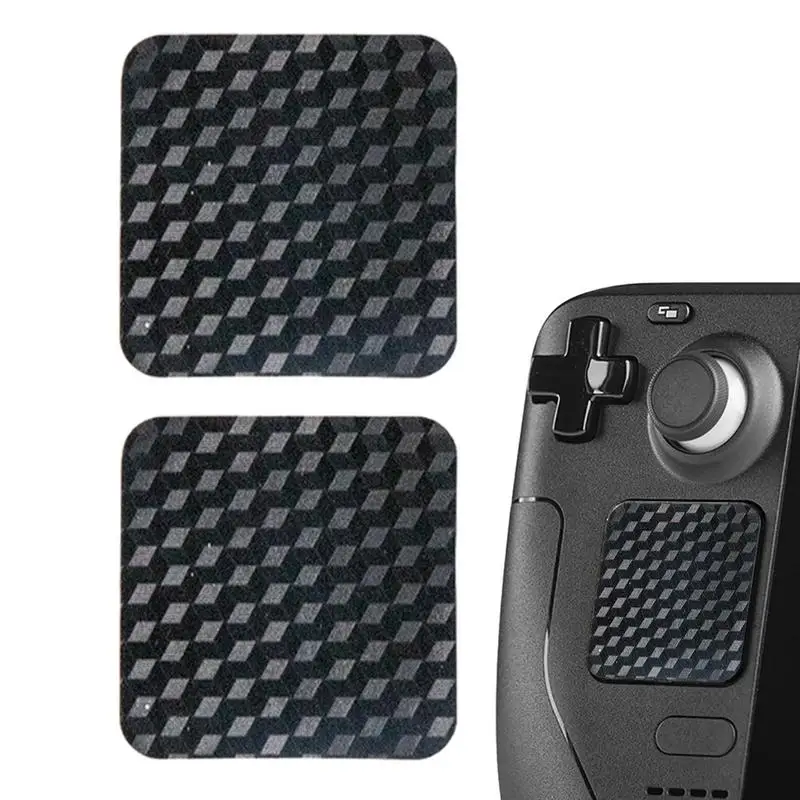 2 Pezzi Adesivi Touchpad Steam Adesivo Trackpad Resistente All'Usura Cover In Pelle Per Controller Steamdeck Grip Cover Fornitura Steamdeck
