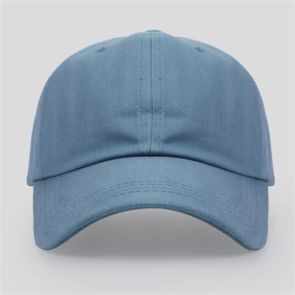 Lässige Baseballkappe für Männer und Frauen, einfarbig, Baumwolle, modisch, schlicht, Schwarz, Rosa, Weiß, Weinrot, Marineblau – Detail 17