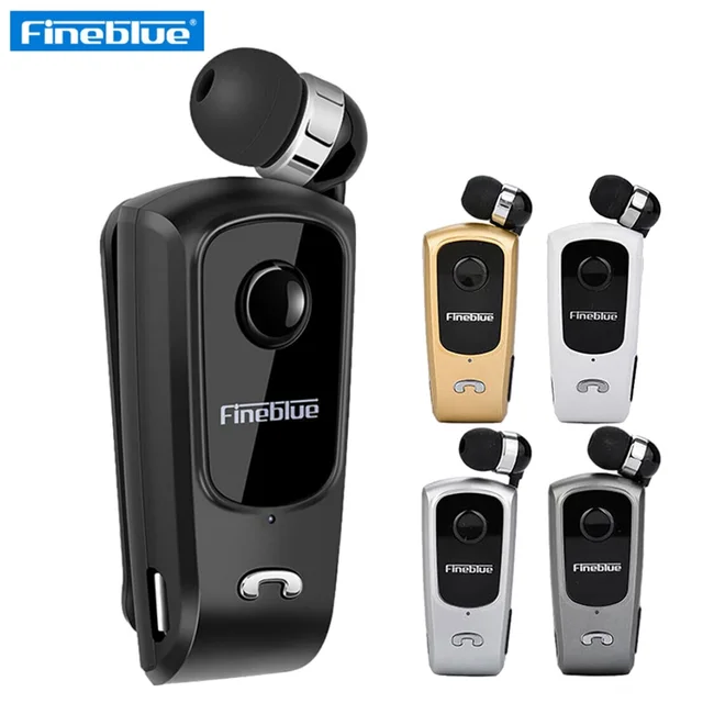 Fineblue F920 무선 블루투스 헤드셋: 연꽃 귀, 와이어 클립 헤드폰, 핸즈프리 이어버드, 개폐식 이어폰
