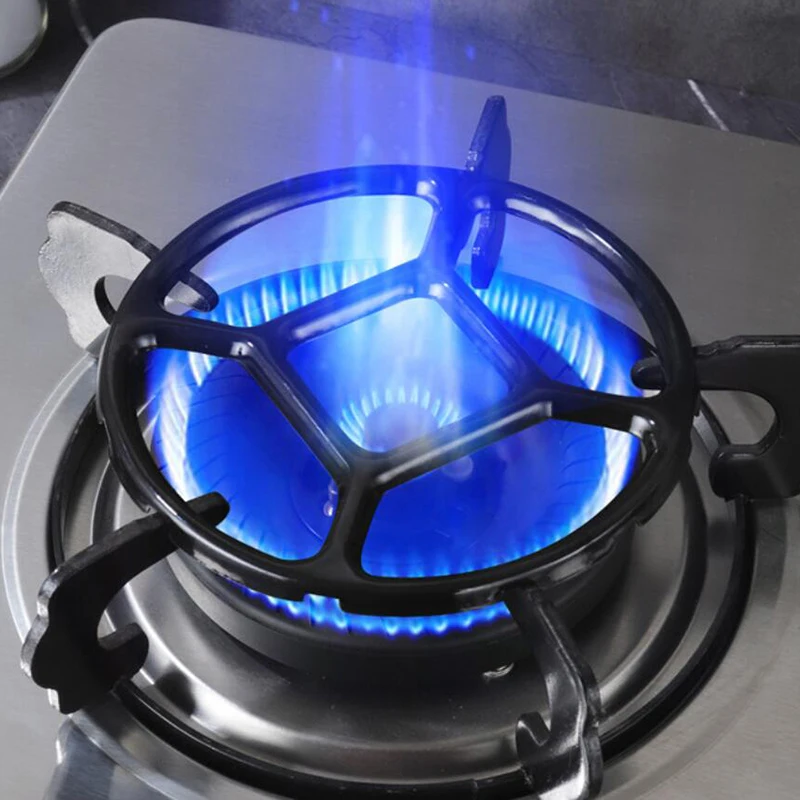 1PC Kitchen DIY Accessories Wok Pan Support Rack Small Stove Pot Burners Wok Auxiliary Support Gas Round Bottom Stand