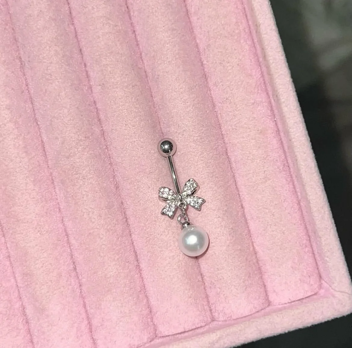Jewelry Imitation Pearl Navel Ring for Women