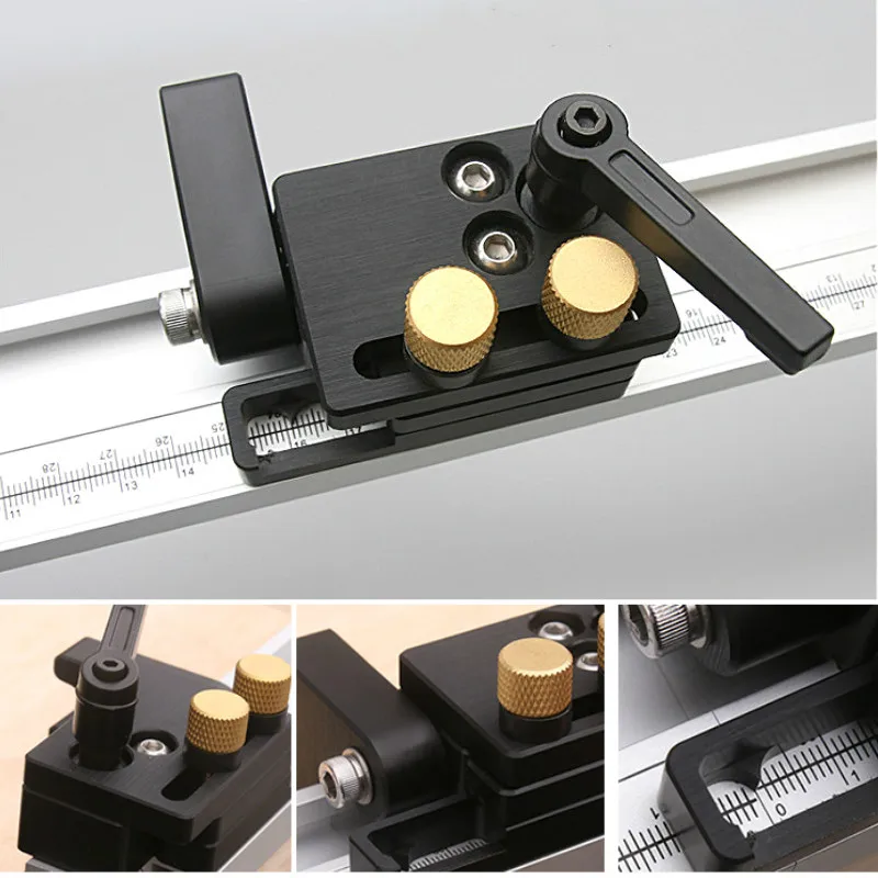 Miter Track Stop Track Limit For T-Slot T-Tracks Stop Chute Limiter Locator Woodworking DIY Manual Tools router bits for wood