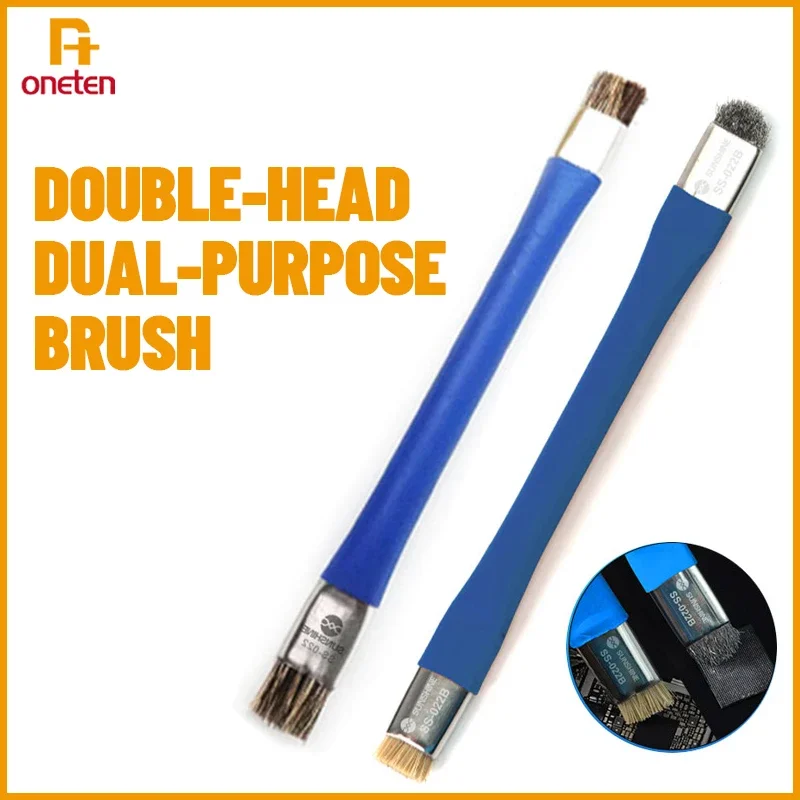 Sunshine Cleaning Brush SS-022 SS-022B SS-022D Metal Handle Mobile Phone Motherboard Repair Bristle Brush IC Disk Cleaning Tool