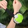 1pc 200ml Outdoor Sports Wrist Water Bottle Folding Mini Adjustable Reflect Light Run Light Silicone Rubber Portable For Cycling 1