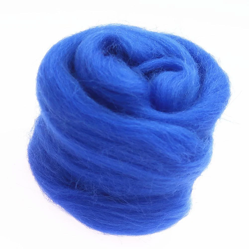 

Needle Felting Wool Colour Carded Wool Carded Yarn Perendale For Diy Felt Decorations Making Wet Felting Sewing Materials