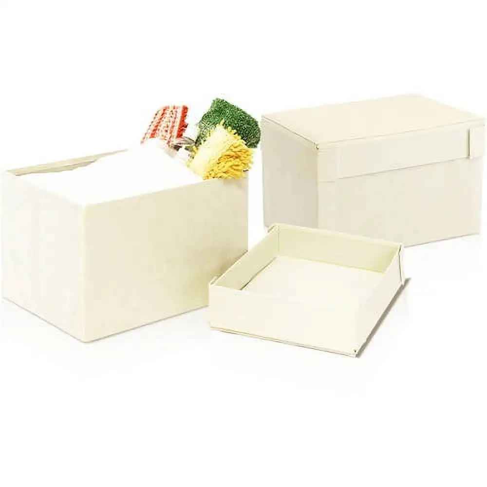

Furinno Oxford Rectangular Foldable Storage Stool Ottoman, Set of 2, Multiple Colors