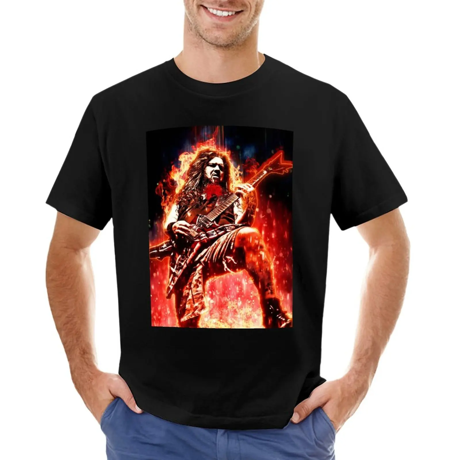 

Darrell Guitar Legends T-Shirt graphics t shirt anime clothes black t shirt custom t shirts men graphic t shirts