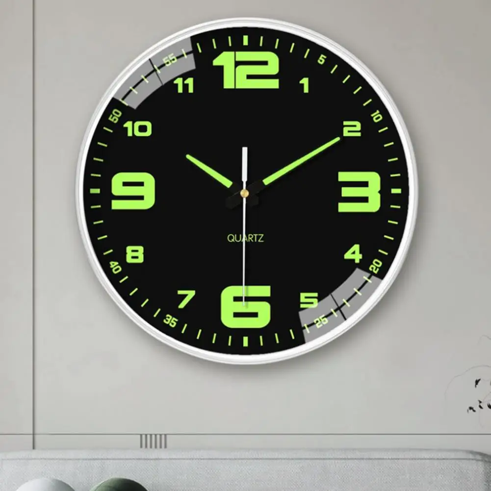 Excellent Digital Clock Long Lasting Wall Clock Big Number 30cm Wall Hanging Luminous Silent Digital Time Management