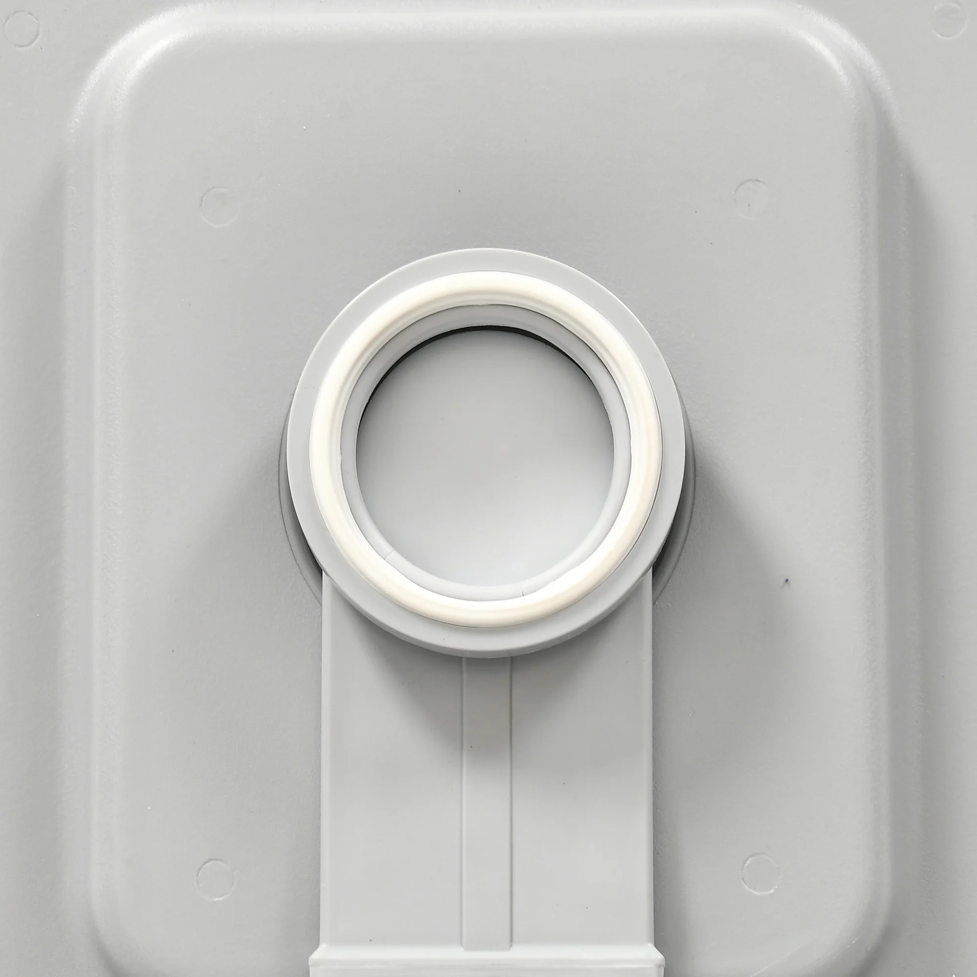 3.17 Gallon Portable Toilet with Leak-Proof Seal, RV Toilet Porta Potty with Flush Pump for Camping, Gray