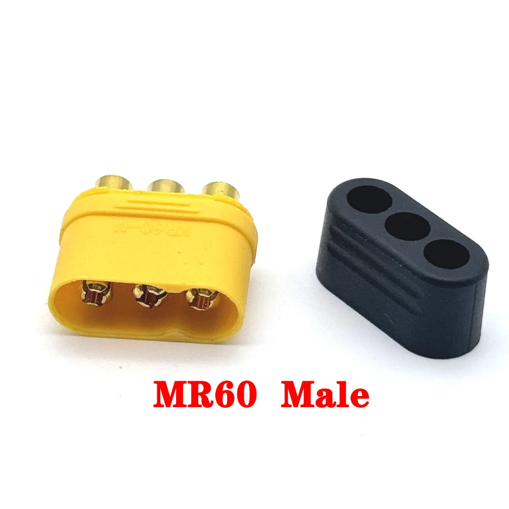 5 x paar (10 stuks) MT30 Original Amass 3Pin gouden stekker stekker bus