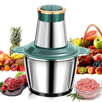 DWiusty Hachoir à viande électrique 3L, Robot culinaire multifonction, Hachoir à légumes, Broyeur de cuisine, Appareil ménager 1