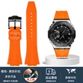 Orange-black pin