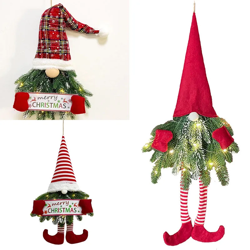 

Christmas Decorations Christmas Wreath Christmas Wall Hanging Door Pendant Christmas Garland Christmas Xmas Santa