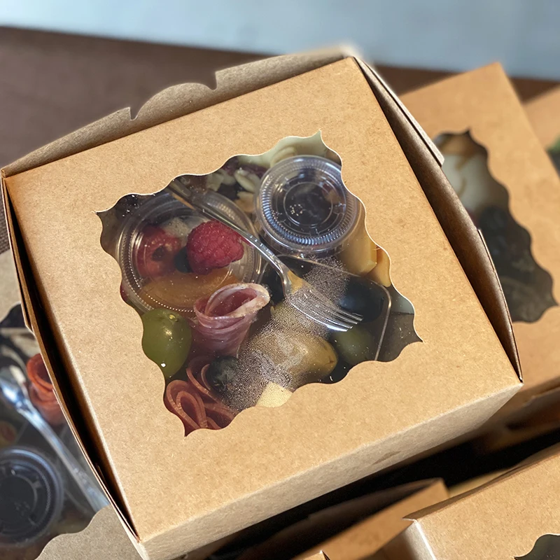 BoîTes En Papier Kraft Boîte Cadeaux Boîtes à Bonbons 26 Pièces Boite Cadeau Kraft 8x8x7.5cm, Pour Cadeau De Bricolage, Mariage