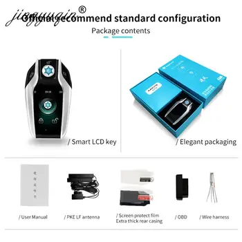 Keyforkess nuovo K600 PKE Comfort Access Keyless Entry chiave LCD remota intelligente modificata universale per Bmw Audi Kia VW Chevrolet Nissan - Jingyuqin nuovo K600 PKE Comfort Access Keyless Entry chiave LCD remota intelligente modificata universale per