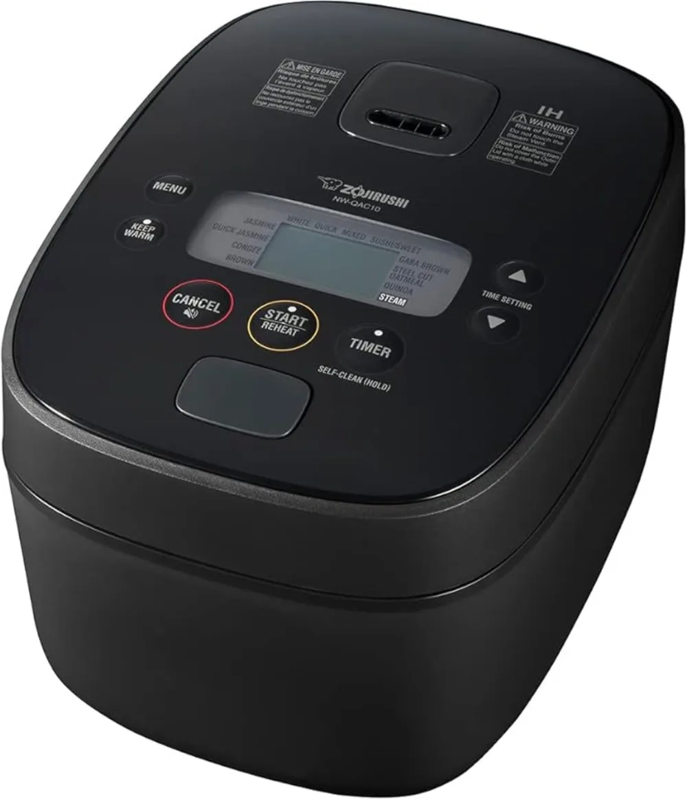 

NW-QAC10 Induction Rice Cooker and Warmer, 5.5 Cup Capacity, Black, 9.25 x 12.25 x 7.88