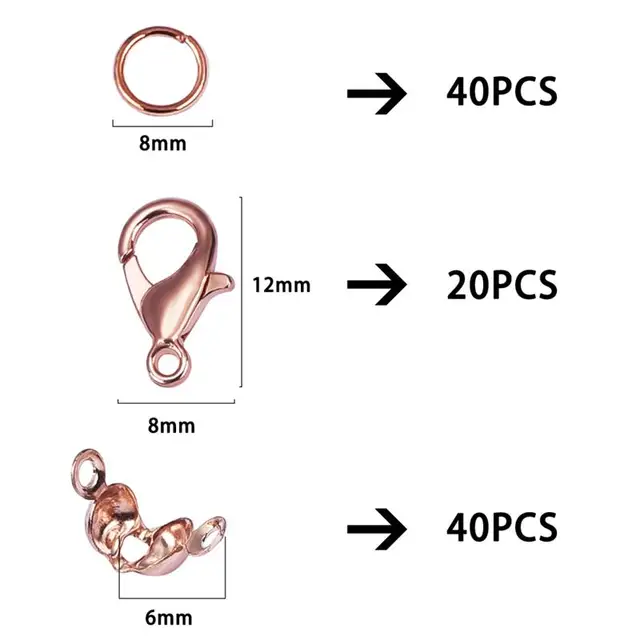 Anelli Di Salto In Acciaio Inox 7mm - 300 Pezzi Per Gioielli Fai Da Te, Bracciali, Collane - Foto 11