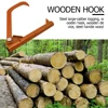 Roller Felling Lever Garden Backyard Lifter Log Peavy Rustproof Cant Hook Tools Transport Felling Lever Lifter Patio Roller Tool 5