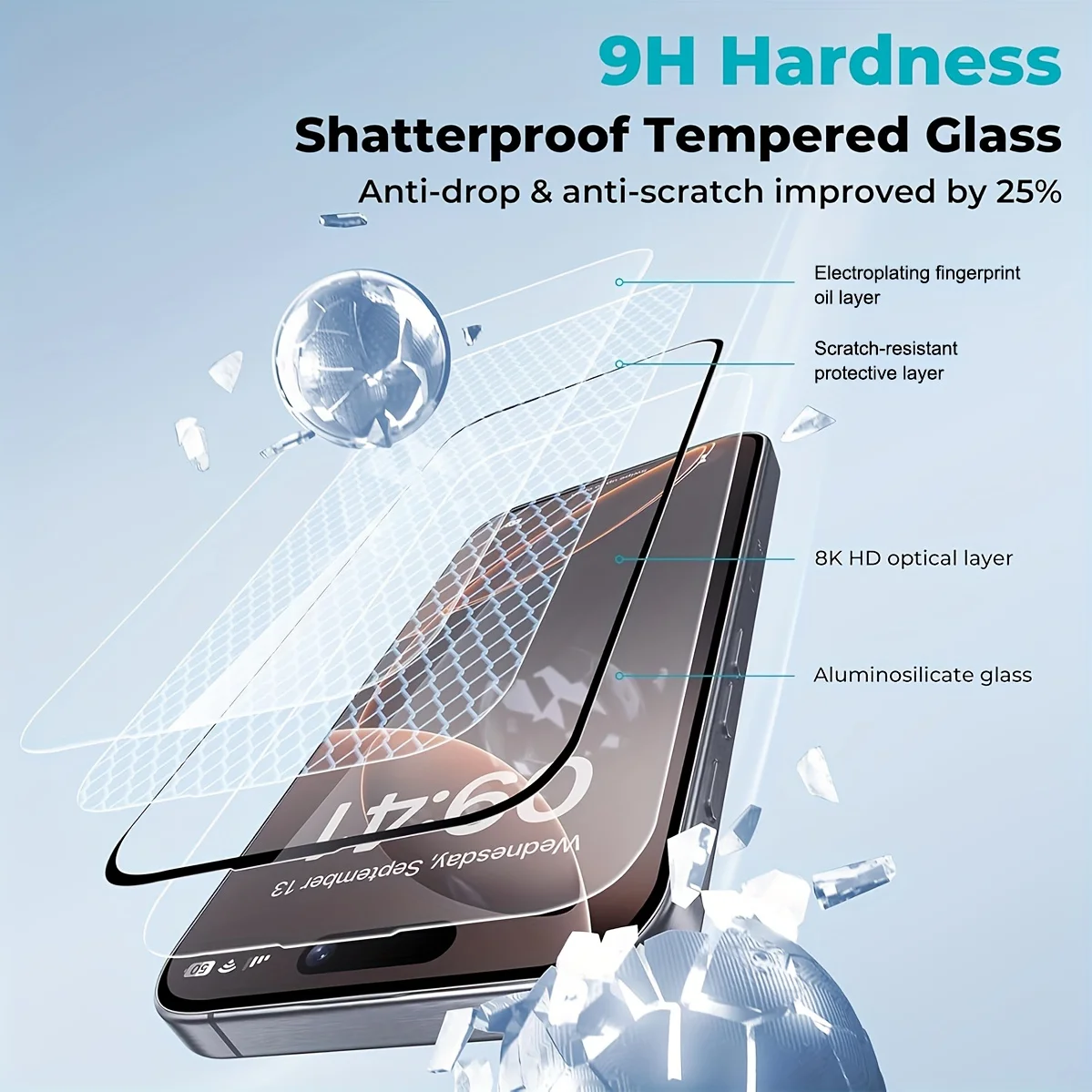 Premium HD Tempered Glass Screen Protector Pack - 1 to 5 Pieces