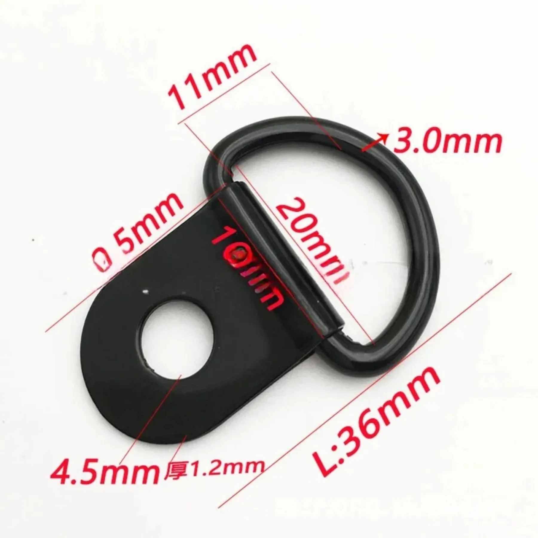 Tie Down Anchors 10Pcs D Rings Ring Pull Hook Stainless Steel Lashing Ring Load Fit for Car Boat Cargo Trailer Vehicles RV Van