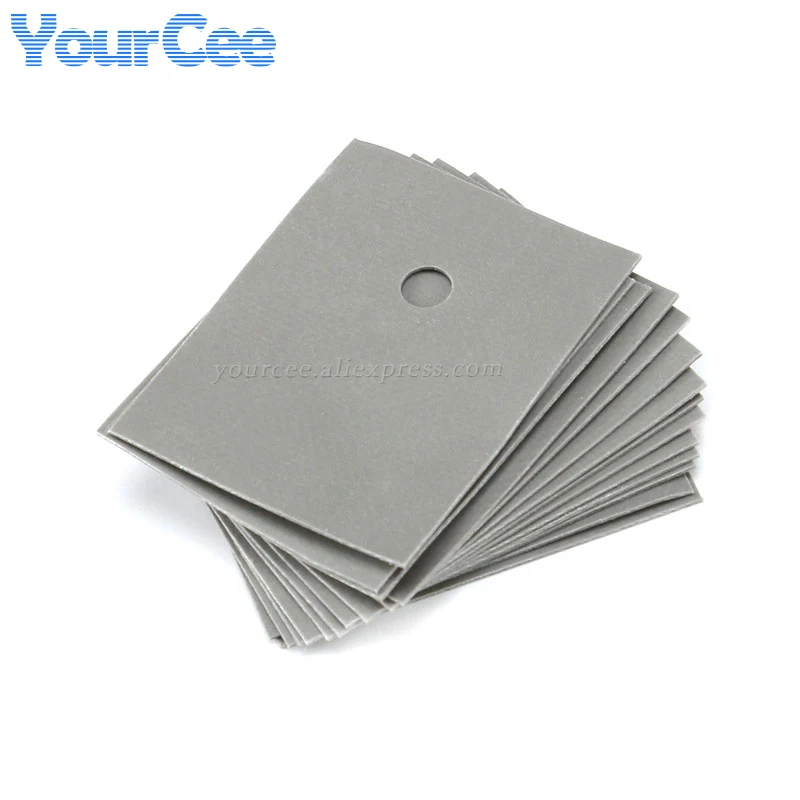 TO-3P TO-220 TO220 Isolated Silicone Pad Sheet Strip Heatsink Shim 100pcs/5pcs silicone pad