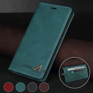 Кожаный чехол-бумажник с защитой от кражи для Samsung Galaxy A02 A02S A03S A12 A13 A20 A22 A31 A32 A50 A52S A53 A72 A73 A6 A7 A8 2018