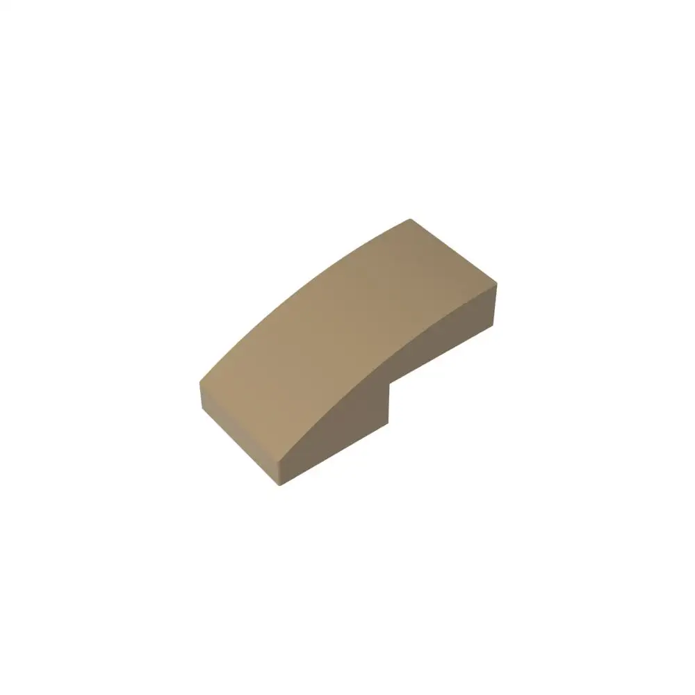 Building Block Toys Building Block Accessories Gobricks 1 Pcs MOC Slope Curved 2 x 1 Bricks Compatible With 11477 17134 Model Building Blocks Parts Children DIY Assembly Toys