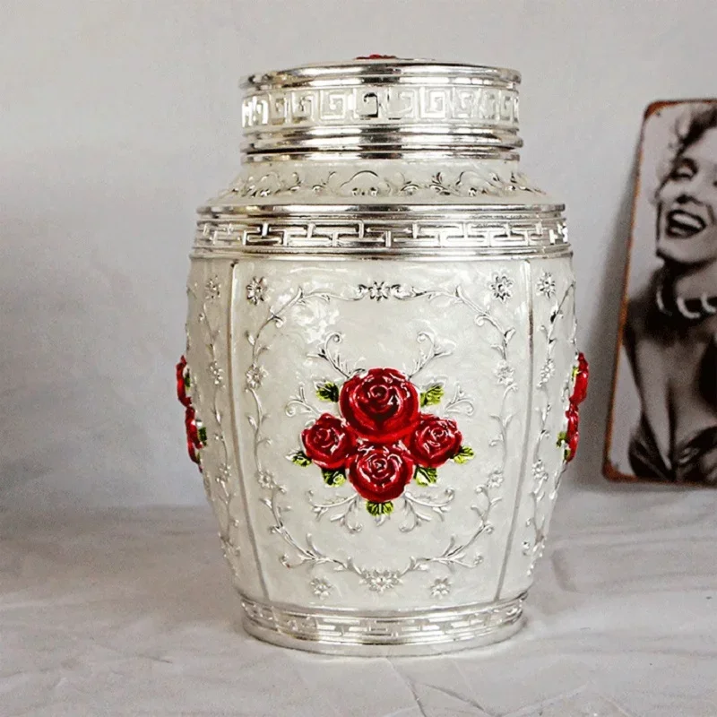 Pet Memorial Keepsake Container for Ashes Coffin Box Urns for Human Ashes Metal Cremation Small Animal Urn Funeral cremation urn