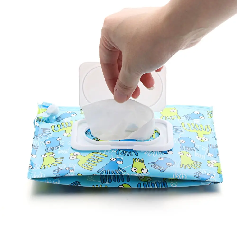 Plastic Wet Wipes Bag Stroller Accessory