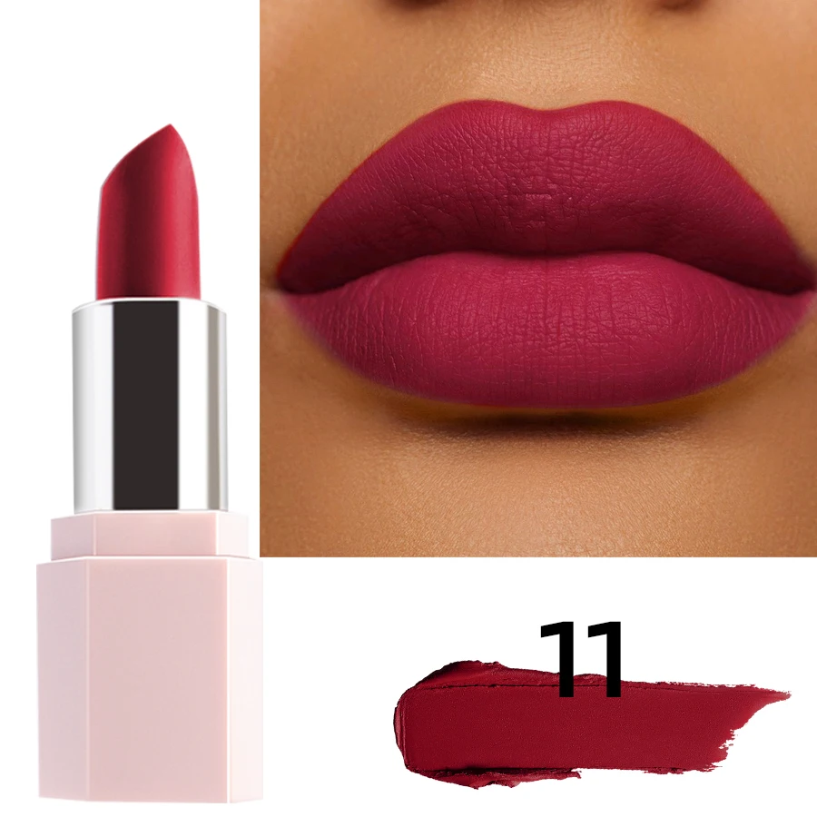 Mattes Samt Lippenstift Langhaltend Wasserfest Lippenfarbe_voghion.com