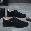 Shoes for Men Casual Slip on Loafers Plus Size Breathable Canvas Driving Shoes Office Walking Flats Non Slip Moccasins 6